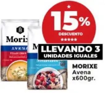 Supermayorista Vital MORIXE Avena x600gr. oferta
