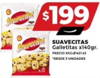 Supermayorista Vital SUAVECITAS Galletitas x140gr. oferta