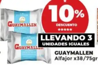 Supermayorista Vital GUAYMALLEN Alfajor x38/75gr oferta