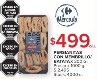 Carrefour PERSIANITAS CON MEMBRILLO/ BATATAX 200 G. oferta