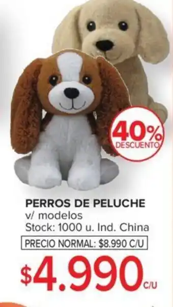 Carrefour PERROS DE PELUCHE v/ modelos oferta