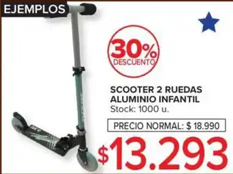 Carrefour SCOOTER 2 RUEDAS ALUMINIO INFANTIL Stock: 1000 u. oferta
