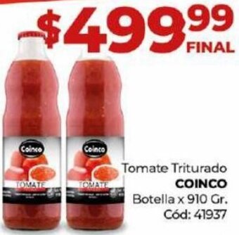 Diarco Tomate Triturado COINCO Botella x 910 Gr. oferta