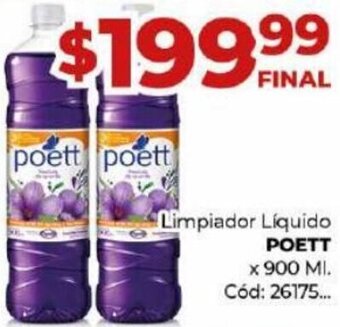 Diarco Limpiador Líquido POETT x 900ML oferta