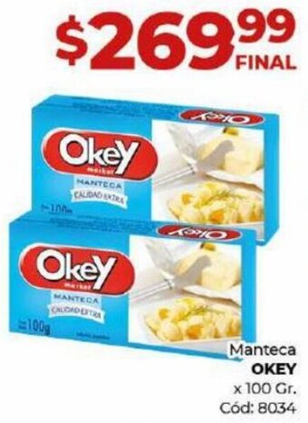 Diarco Manteca OKEY x 100gr oferta