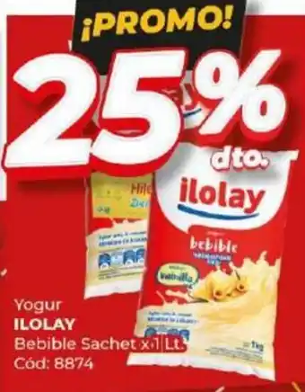 Diarco ILOLAY Bebible Sachet x-1 Lt. Cód: 8874 oferta