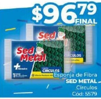 Diarco Esponja de Fibra SED METAL Círculos Cód: 5579 oferta