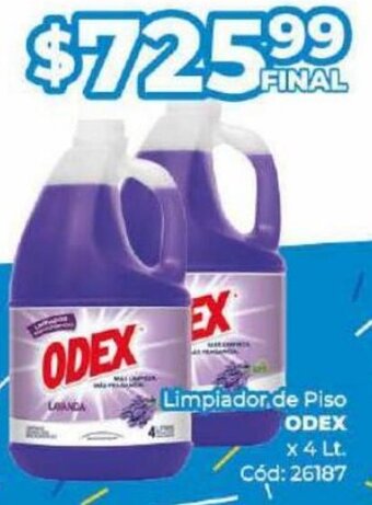 Diarco Limpiador de Piso ODEX x 4 Lt. oferta