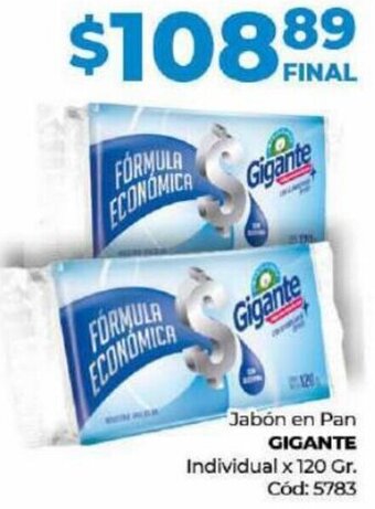 Diarco Jabón en Pan GIGANTE Individual x 120 Gr. Cód: 5783 oferta