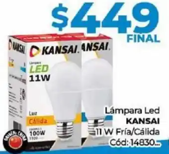 Diarco Lámpara Led KANSAI 11 W Fría/Cálida Cód: 14830... oferta