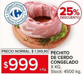 Carrefour Maxi PECHITO DE CERDO CONGELADO X KG oferta
