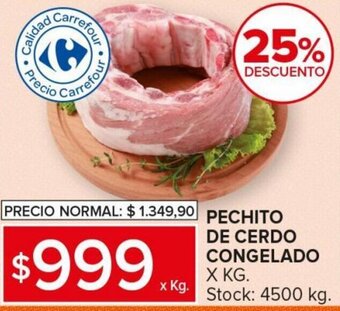 Carrefour Maxi PECHITO DE CERDO CONGELADO X KG oferta