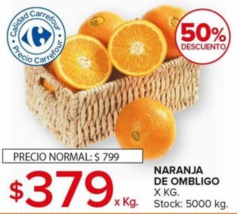 Carrefour Maxi NARANJA DE OMBLIGO X KG. oferta