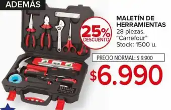 MALETÍN DE HERRAMIENTAS 28 piezas.