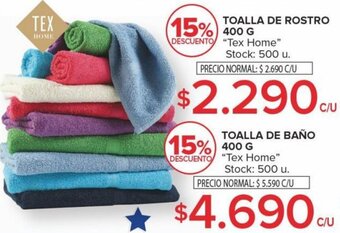Carrefour Maxi TOALLA DE ROSTRO 400G oferta