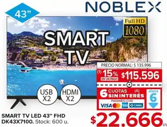 Carrefour Maxi SMART TV LED 43" FHD DK43X7100 oferta