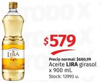 Hipermercado Libertad Aceite LIRA girasol x 900 ml. oferta