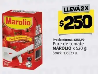 Puré de tomate MAROLIO x 520 g