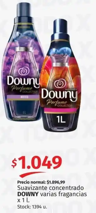 Suavizante concentrado DOWNY varias fragancias x 1 l.