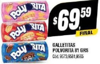 Supermercados Yaguar GALLETITAS POLVORITA 81 GRS oferta