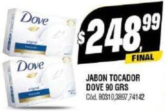 Supermercados Yaguar JABON TOCADOR DOVE 90 GRS oferta