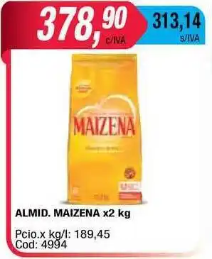 Maxiconsumo Almid. Maizena x 2kg oferta
