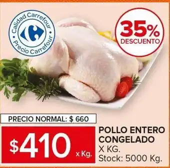Carrefour Maxi Pollo entero kg oferta