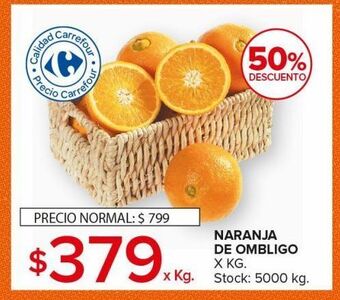 Carrefour Maxi Naranja de ombligo kg oferta