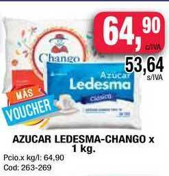 Maxiconsumo Azucar Ledesma-chango x 1kg oferta