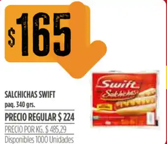 Supermercados Vea Swift Salchichas 340grs oferta