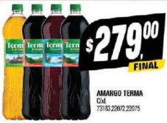 Supermercados Yaguar AMARGO TERMA oferta