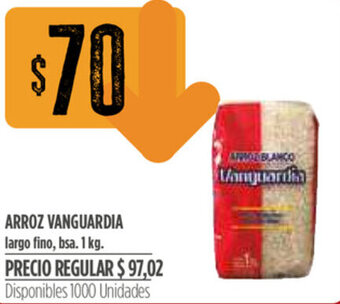 Supermercados Vea Arroz Vanguardia largo fino 1kg oferta