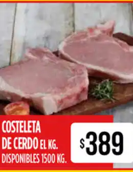 Supermercados Vea Costeleta de Cerdo x kg oferta
