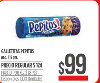 Supermercados Vea Pepitos Galletitas 119grs oferta