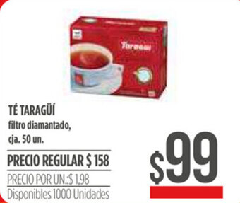 Supermercados Vea Té Taragui oferta