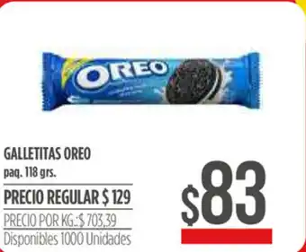 Supermercados Vea Oreo Galletitas 118grs oferta