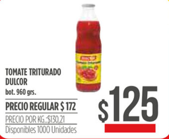 Supermercados Vea Tomate Triturado Dulcor 960grs oferta