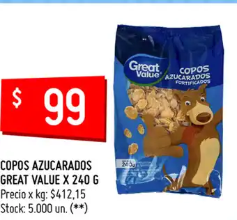 Walmart Copos Azucarados Great Value x 240g oferta