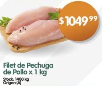 Supermercados Buenos Días Filet de Pechuga de Pollo x 1 kg oferta