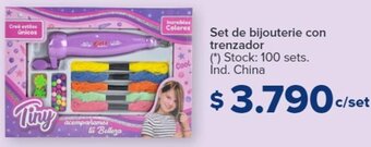 Carrefour Set de bijouterie con trenzador oferta
