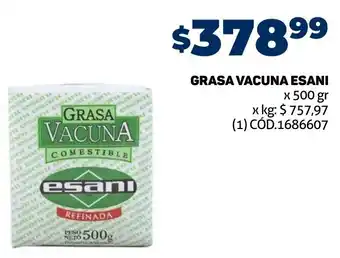 Makro GRASA VACUNA ESANI x 500 gr oferta