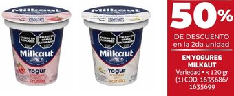 Makro EN YOGURES MILKAUT Variedad x 120 gr oferta