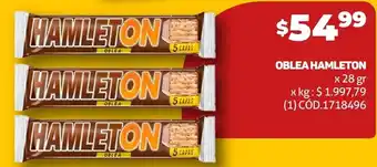 Makro OBLEA HAMLETON x 28 gr oferta