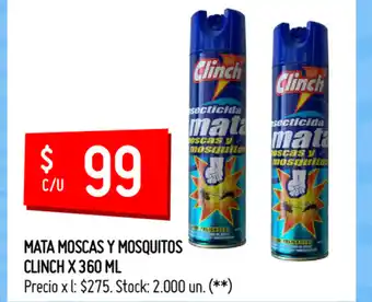 Walmart Clinch Mata Moscas Y Mosquitos x 360ml oferta