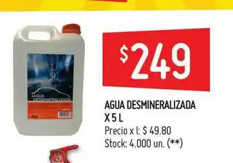 Walmart Agua Desmineralizada x 5 L oferta
