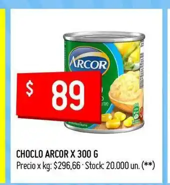 Walmart Choclo Arcor x 300 g oferta