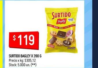 Walmart Surtido Bagley x 390 g oferta