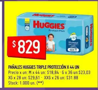 Walmart Pañales Huggies Triple Protección oferta