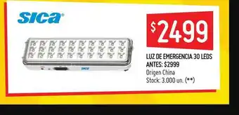 Changomas Luz De Emergencia 30 Leds Sica oferta