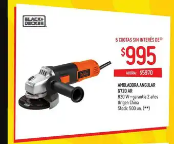Changomas Amoladora Angular G720 Ar Black+decker oferta